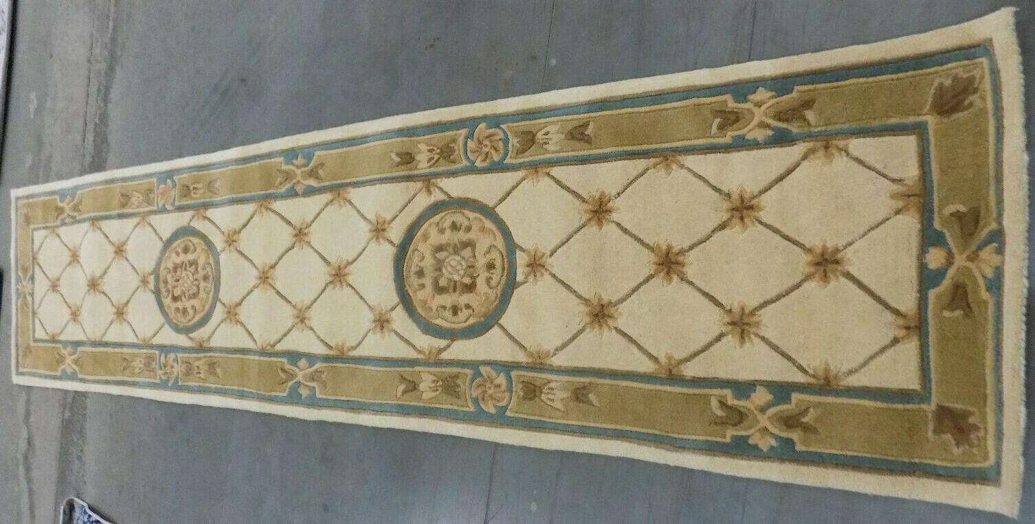 IVORY / CARAMEL 2′-3″ X 10′ Stained Rug Reduced Price 1172594873 NA523B-210