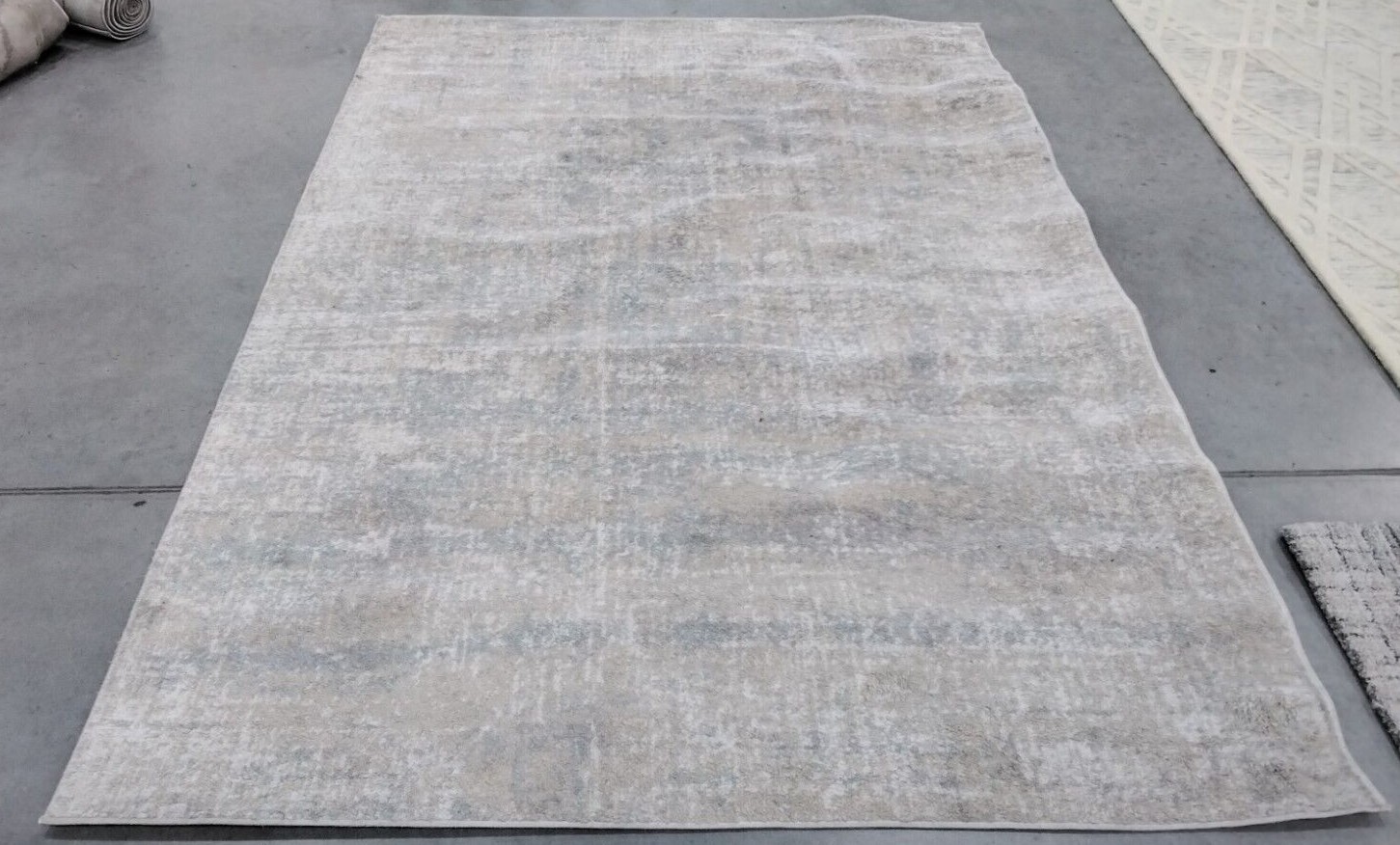 BEIGE / SLATE 6′ X 9′ Flaw in Rug, Reduced Price 1172718283 ADR207B-6