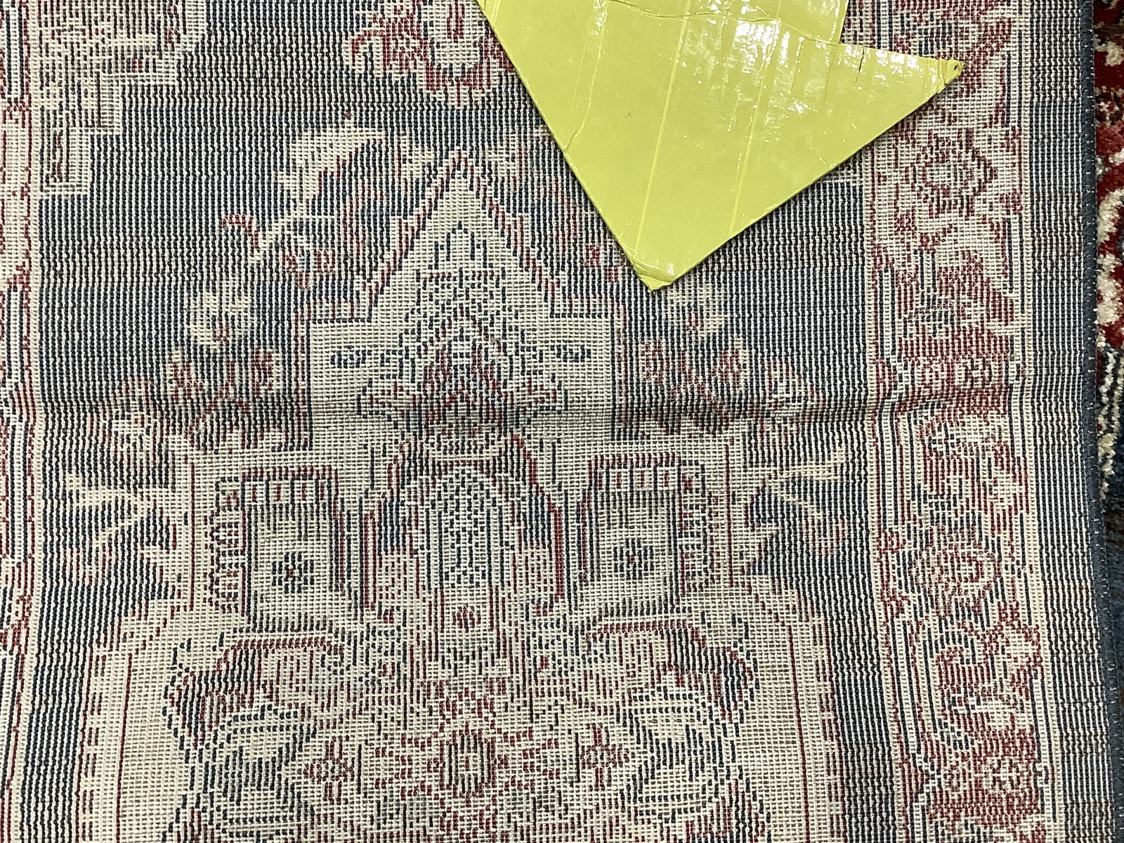NAVY / RED 2′-2″ x 8′-0″ Flaw in Rug, Reduced Price 1172683222 MAH678C-28