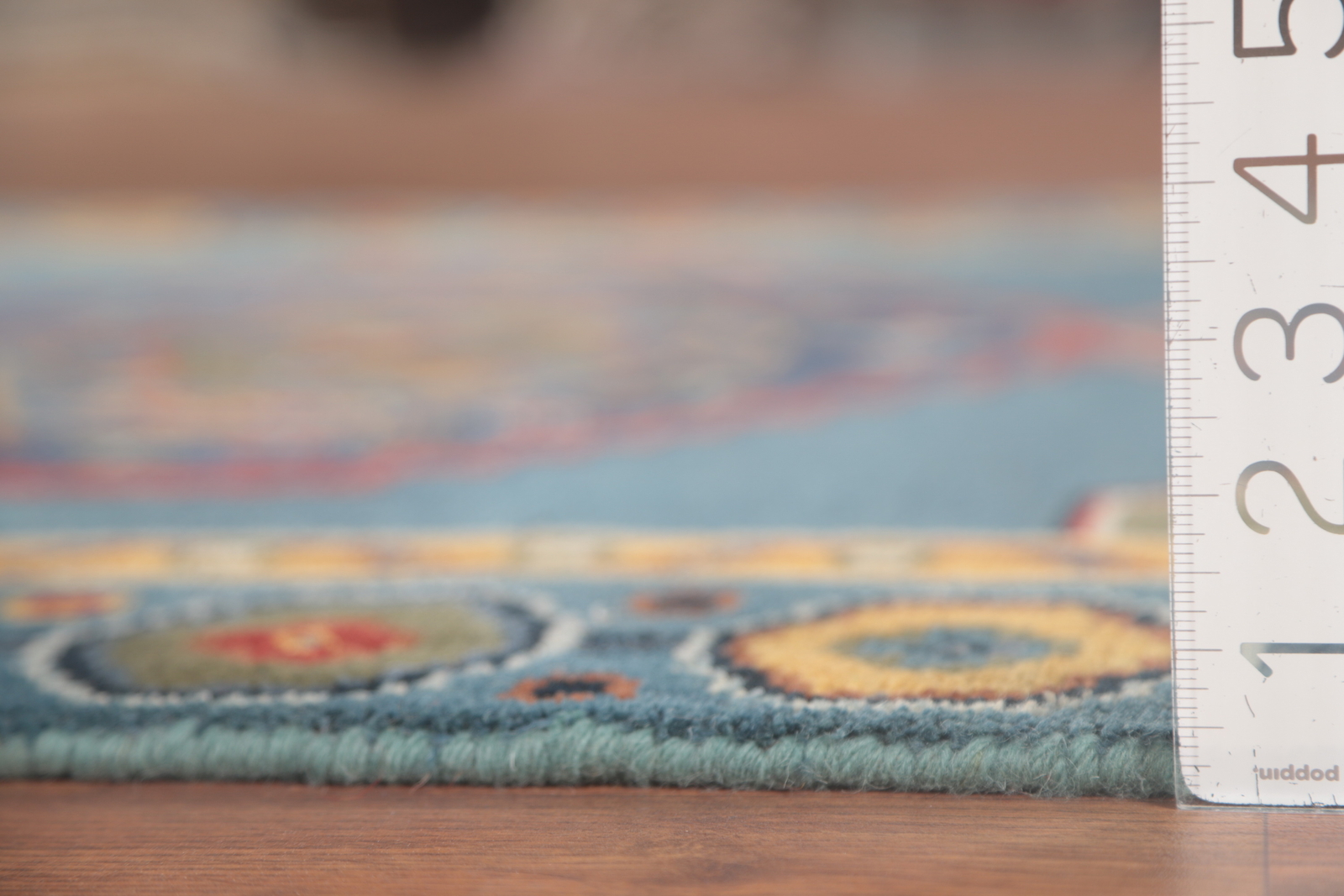Vibrant Kazak Room Size Rug Handmade Tradition Geometric Patterns Wool 4×6 ft