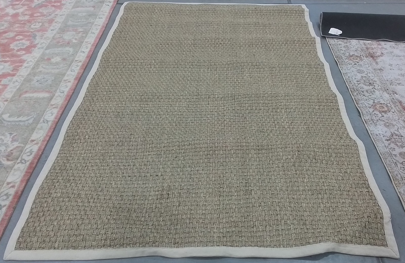 NATURAL / IVORY 6′-0″ x 9′-0″ Flaw in Rug, Reduced Price 1172804641 NF114J-6