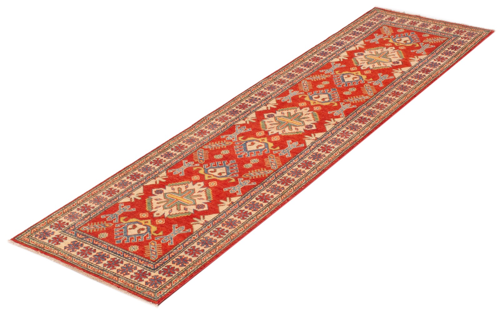 2’9″ x 10’2″ Vintage Hand-knotted Runner Rug Traditional Oriental Wool Carpet