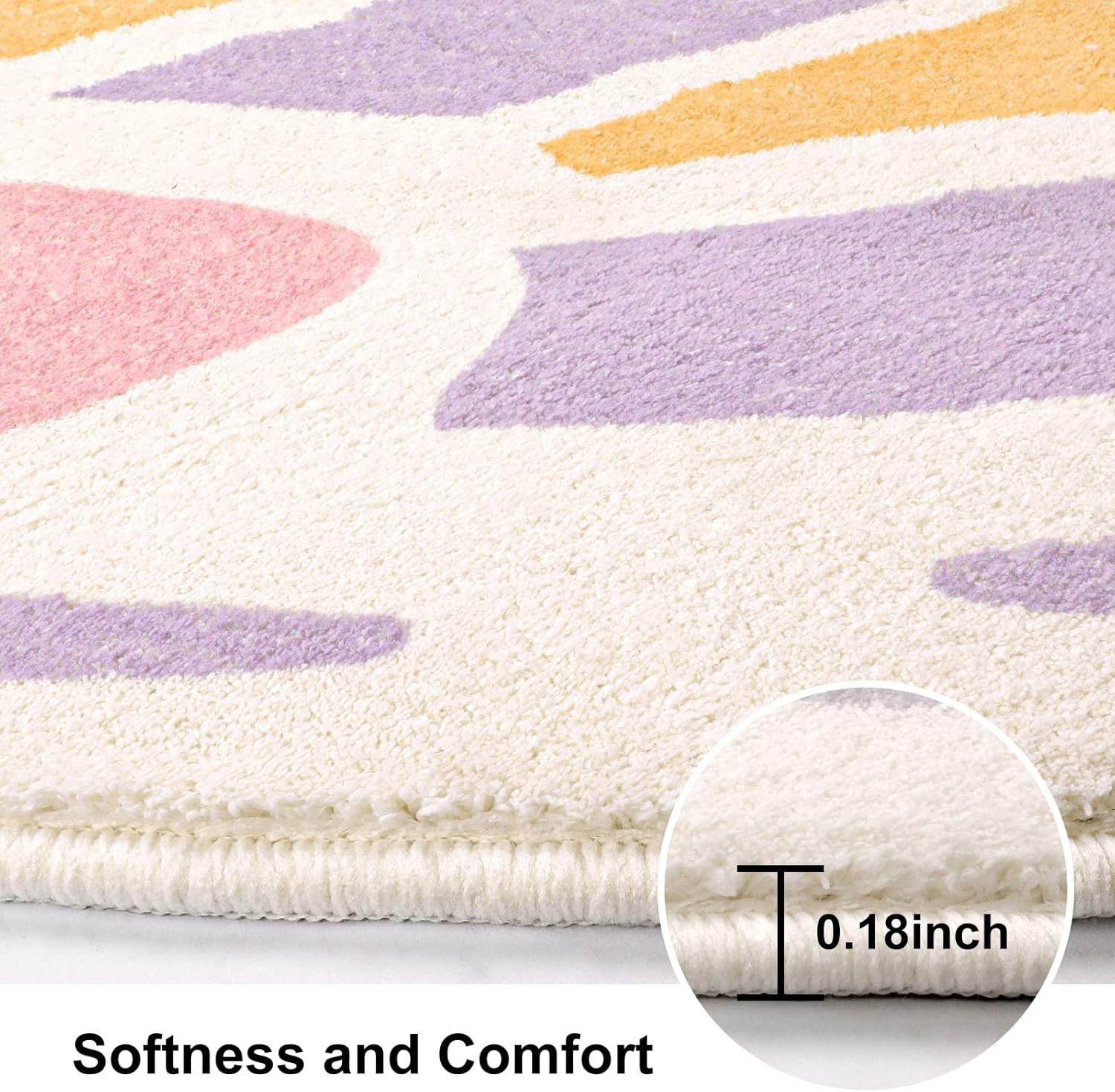 3′ x 4′ Butterfly Kids Rug Non Slip Ultra Soft Girls Bedroom Nursery Play Mat