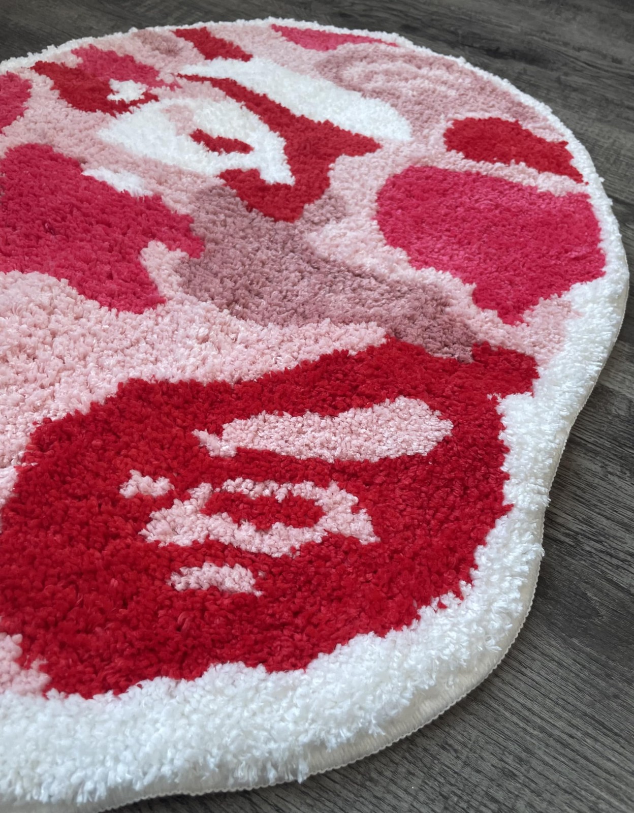 Luxape Bape Rug – Handmade & Premium – 28in W * 20in L (70 * 50cm) – Hypebeas…