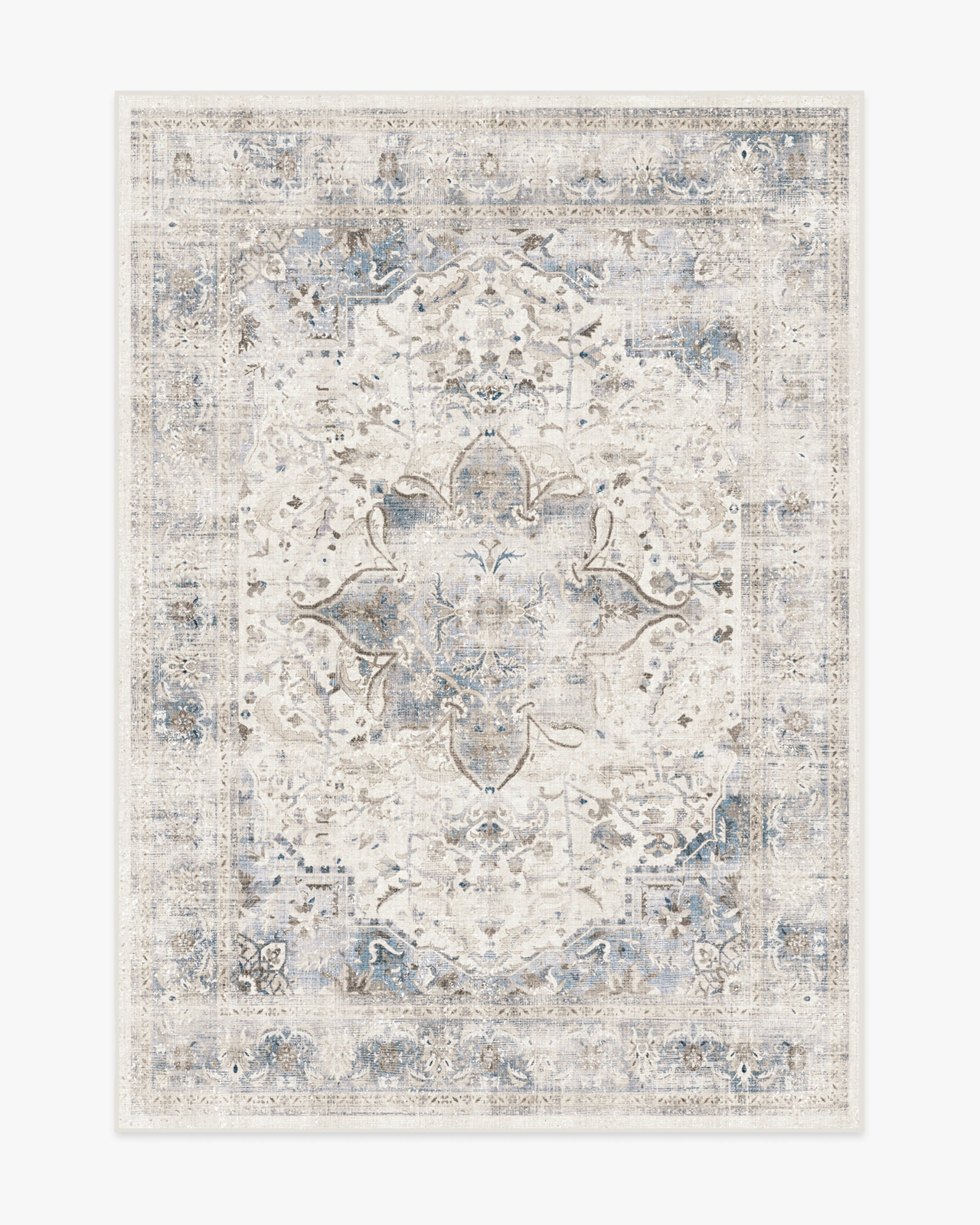 Ruggable Sarrah Blue Quartz (Tufted Rug + Standard Pad) – All Sizes [NEW 💎]