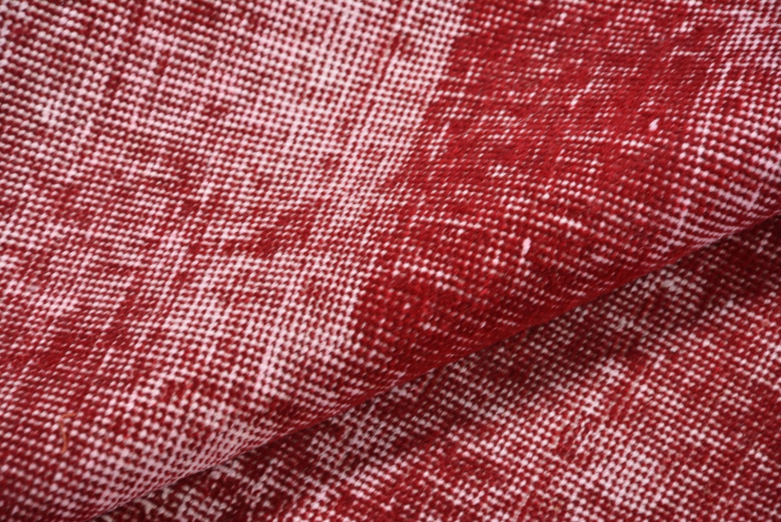 Vintage Turkish Rug 5,2×8 ft, Red Check Rug