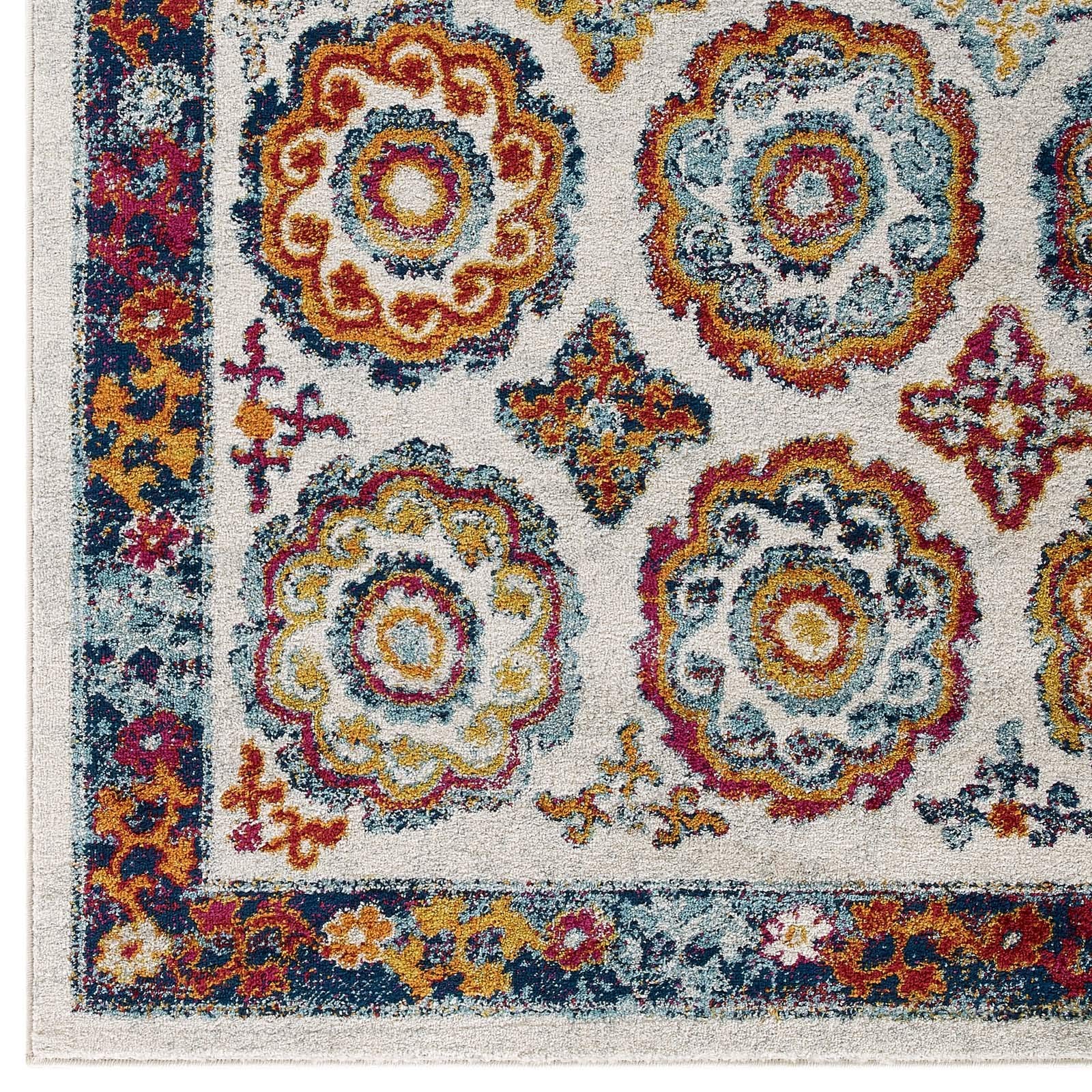 Modway R-1168A-58 Entourage Odile Transitional Distressed Vintage Floral