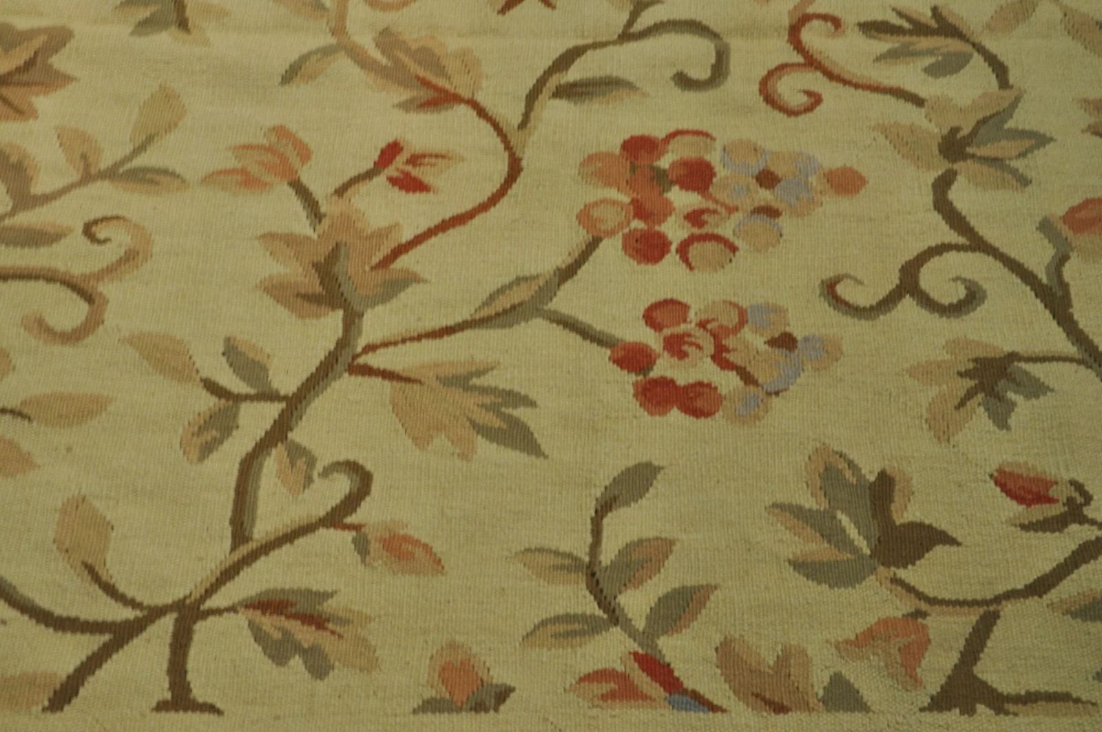 10 x 14 Needle Point Rug French Floral #B-78828
