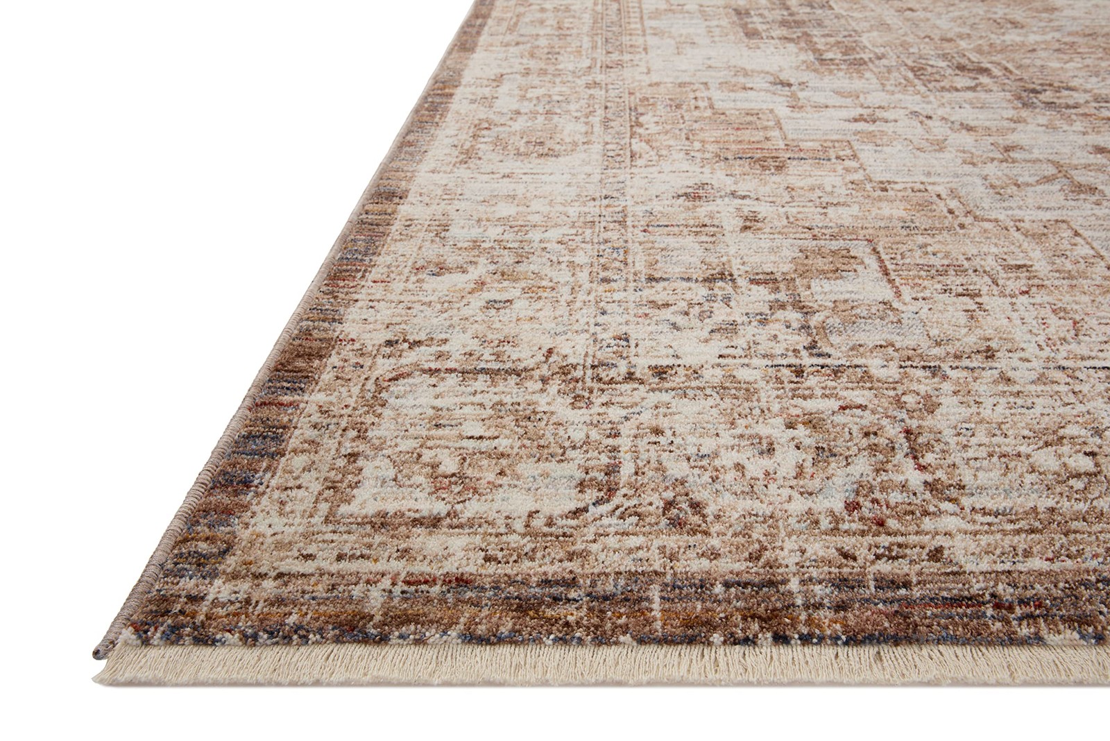 Loloi Sorrento Collection Sor-03 Mocha/Multi 5-3 X 7-6 Area Rug