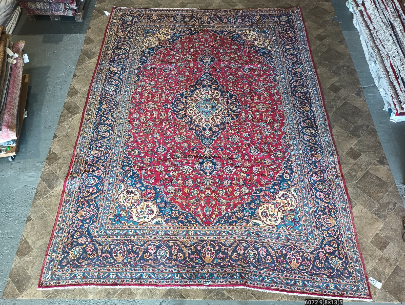 10′ x 13′ Classic Traditional Perssian Kashaan rug #F-6072