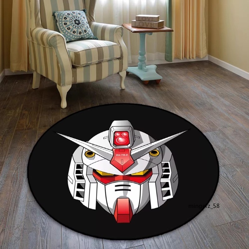 Anime GUNDAM Animated Pattern Non-slip Carpet Floor Mat Gift Various Shapes