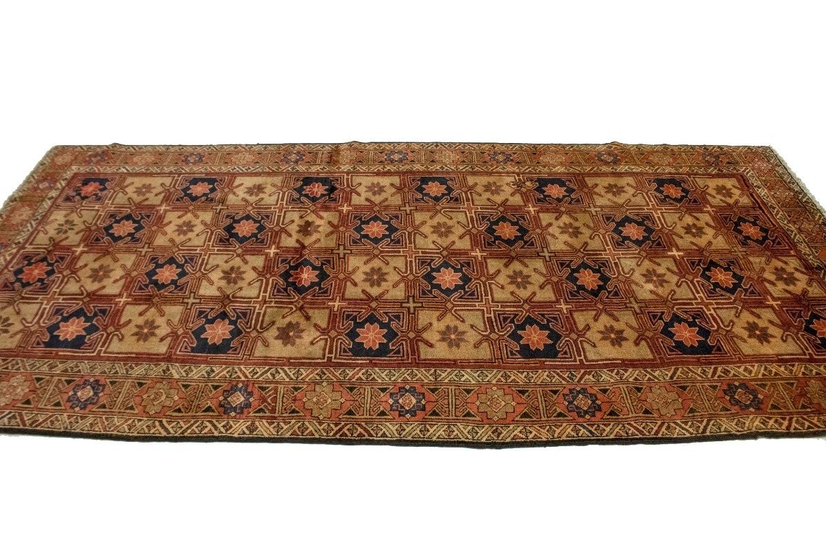 5X10 ft Rare Vintage Handmade Oriental Runner Rug Unique Pattern Kitchen Hallway