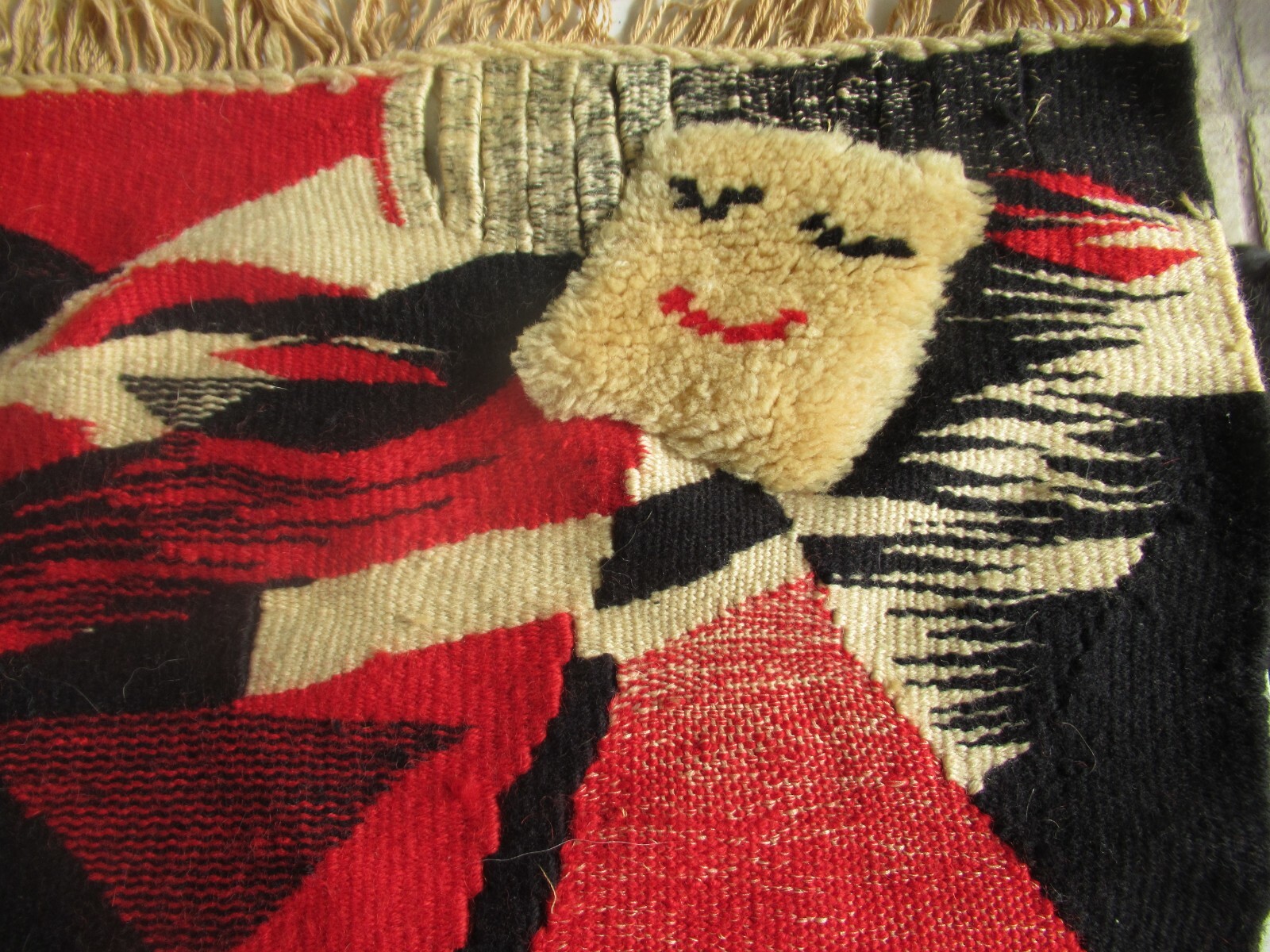 wool wall hanging rug 50 x 130 cm
