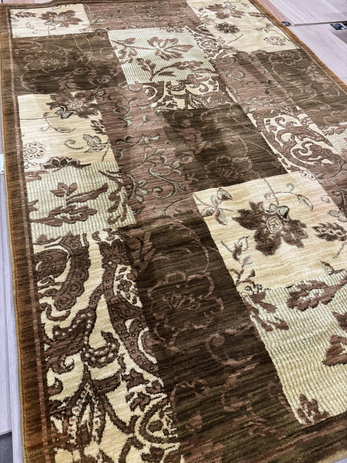 Karastan East Winds Coll. Jakarta-Neutral 5’3×8′ 100% Eversoft Nylon rug ::NEW::