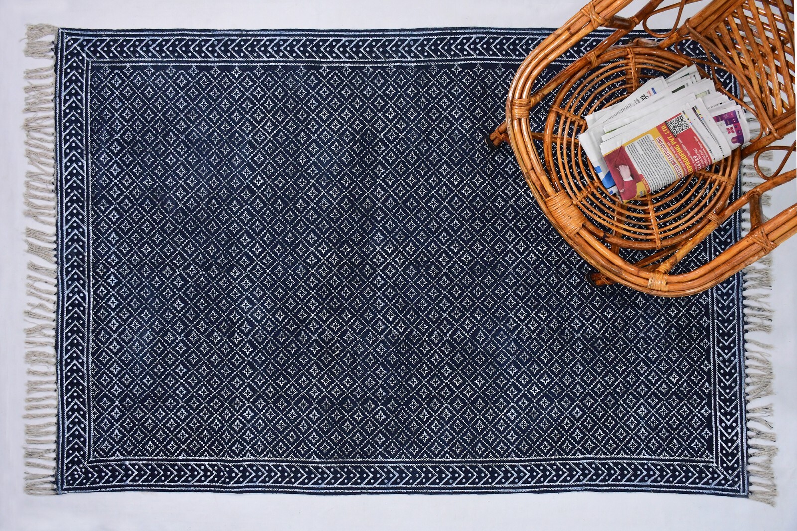 Indian handmade rug, outdoor patio rug, living room area rug, hallway runner rug