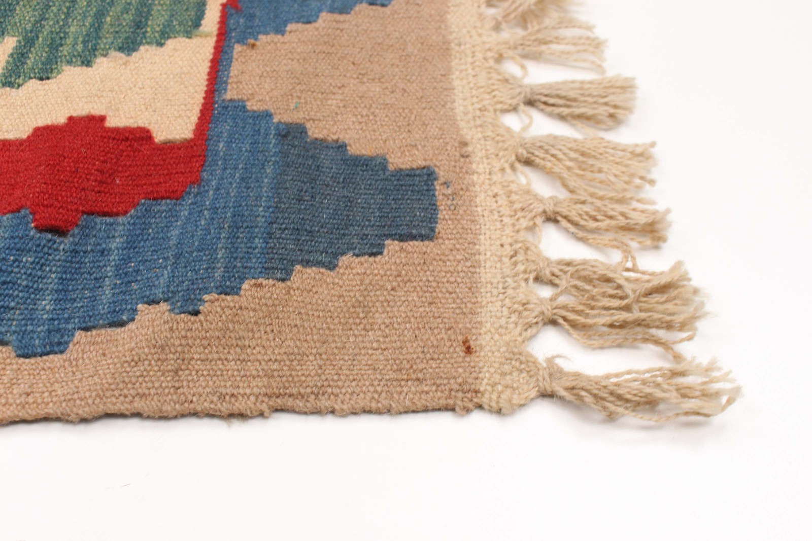 Vintage Hand Woven Area Rug 3’11” x 5’8″ Traditional Wool Oriental Carpet