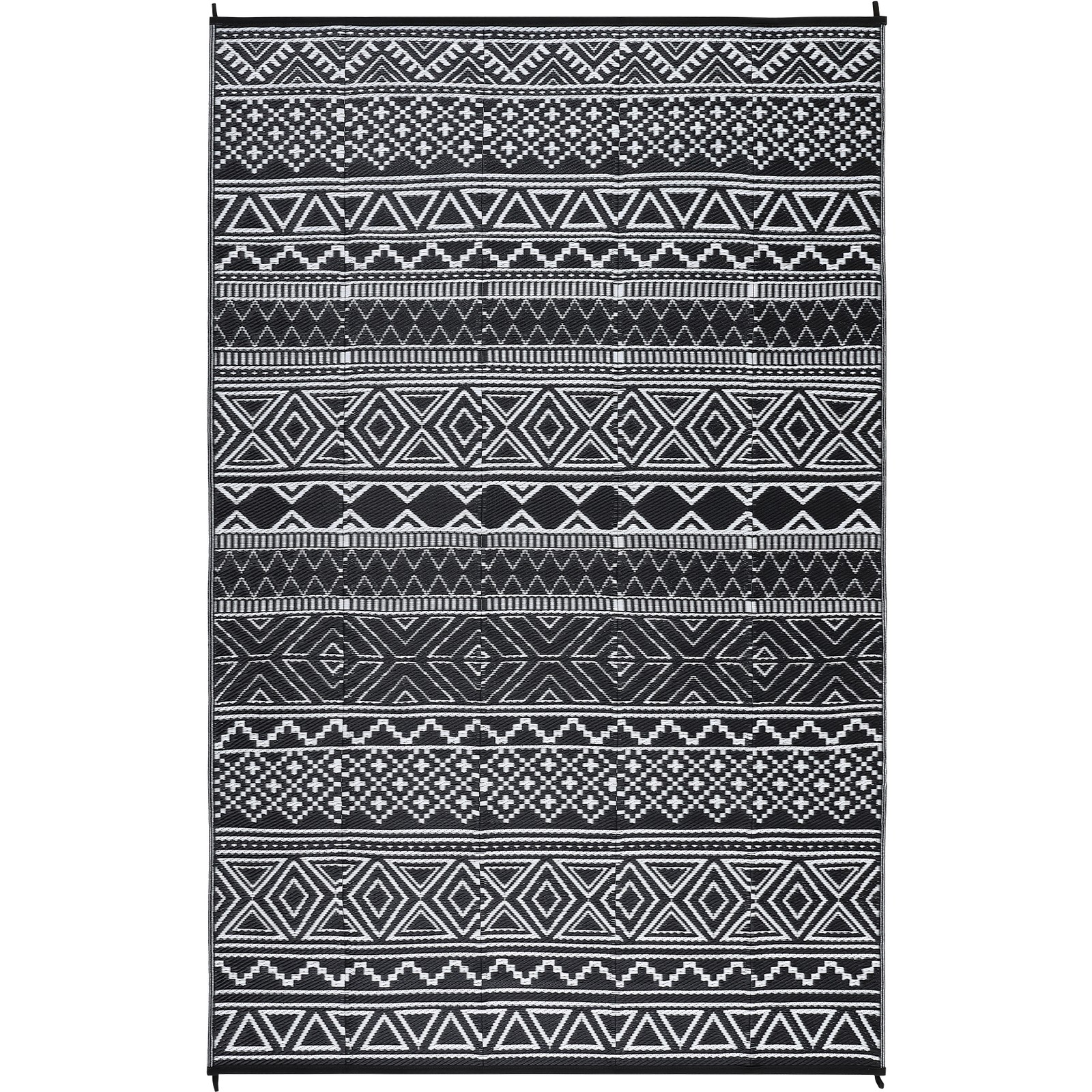 Waterproof Outdoor Rug, Reversible Plastic Straw Patio Camping Rug, for RV, Deck