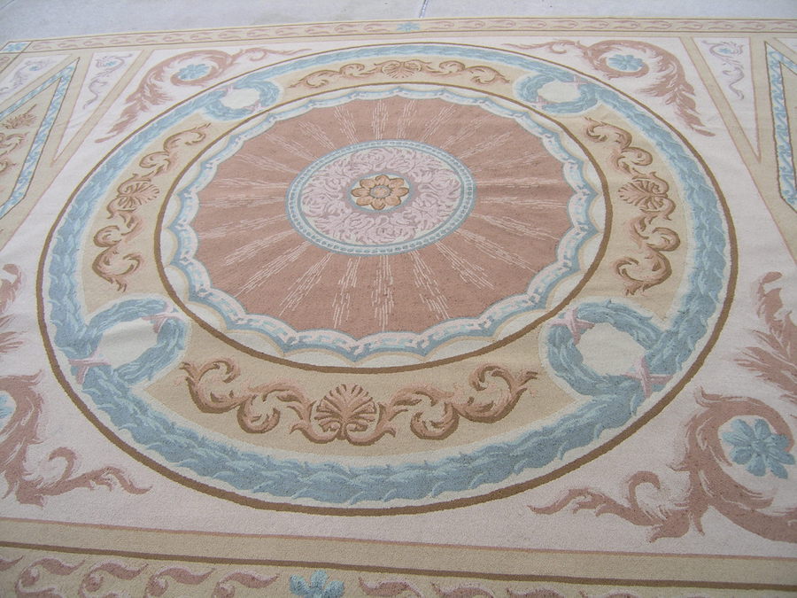 Vintage Hokanson Custom Made Rug Carpet Traditional Hollywood Regency 9×14 ft