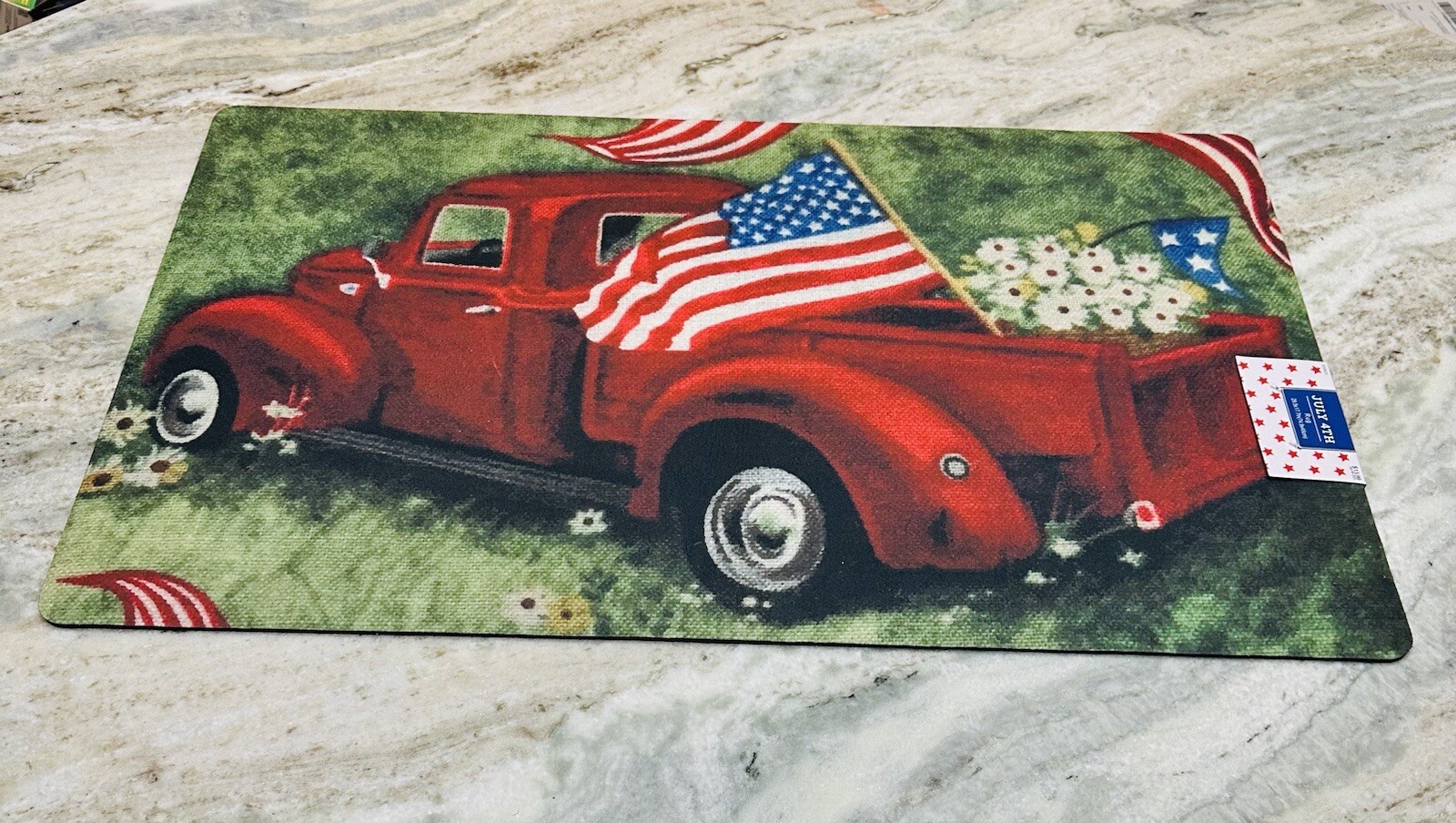 Hobby Lobby Indoor/Outdoor July 4 Rug:29.5x17Inches/Seasonal / Holiday-ShipN24Hr