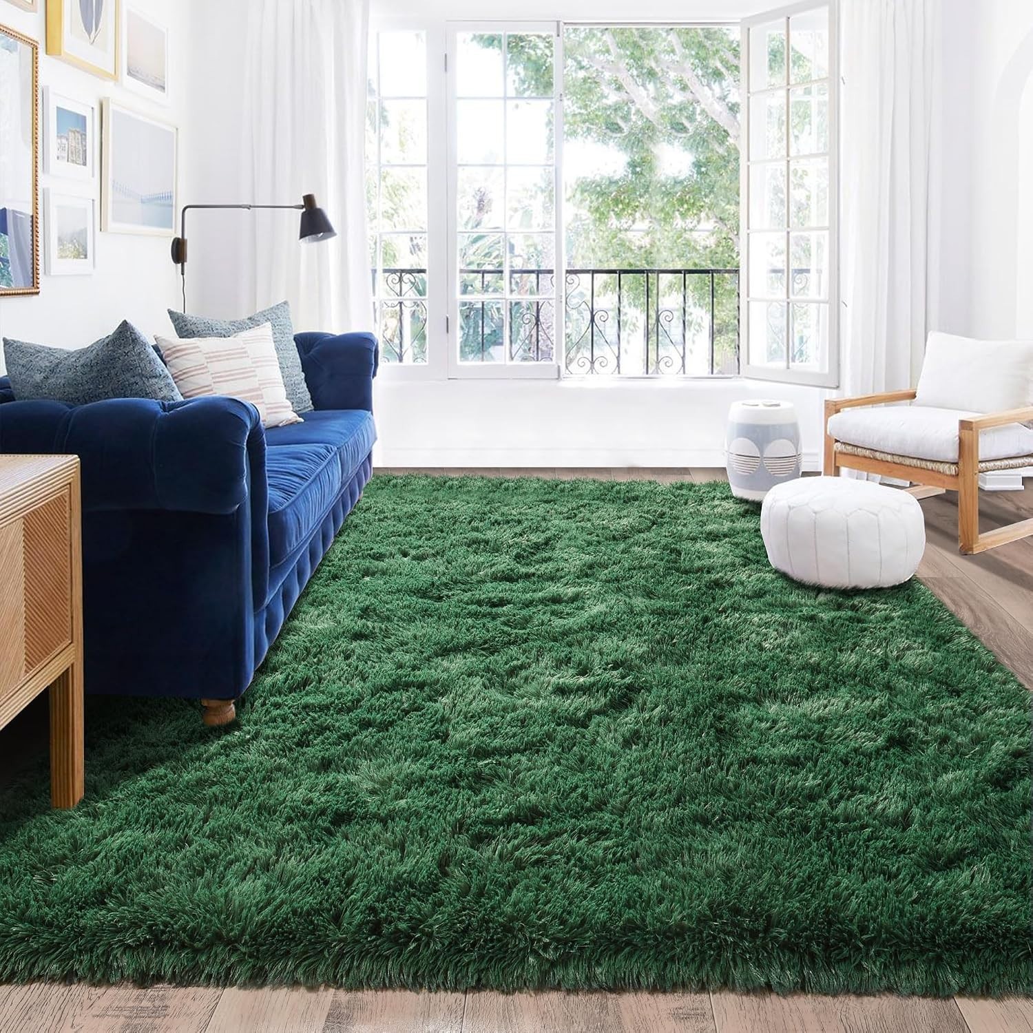 Soft 5′ X 7′ Shag Rug with Plush Texture – Perfect for Family and Playrooms