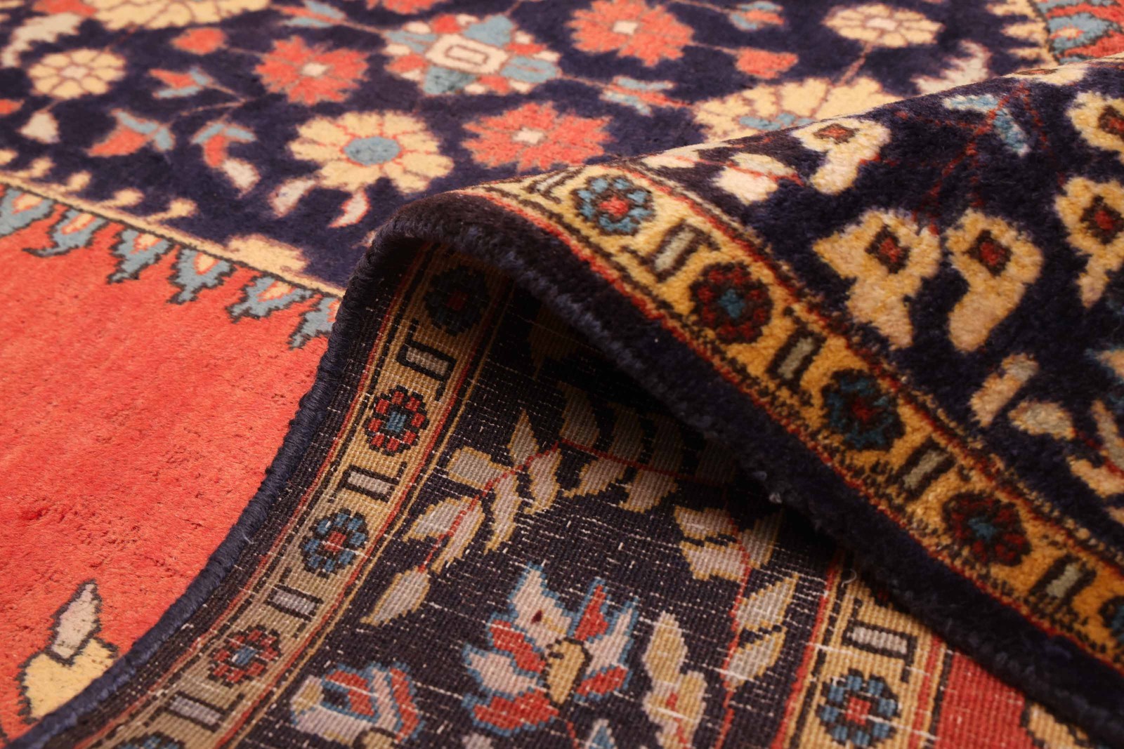 Traditional Vintage Hand-Knotted Area Rug 4’8″ x 7’9″ Oriental Wool Carpet