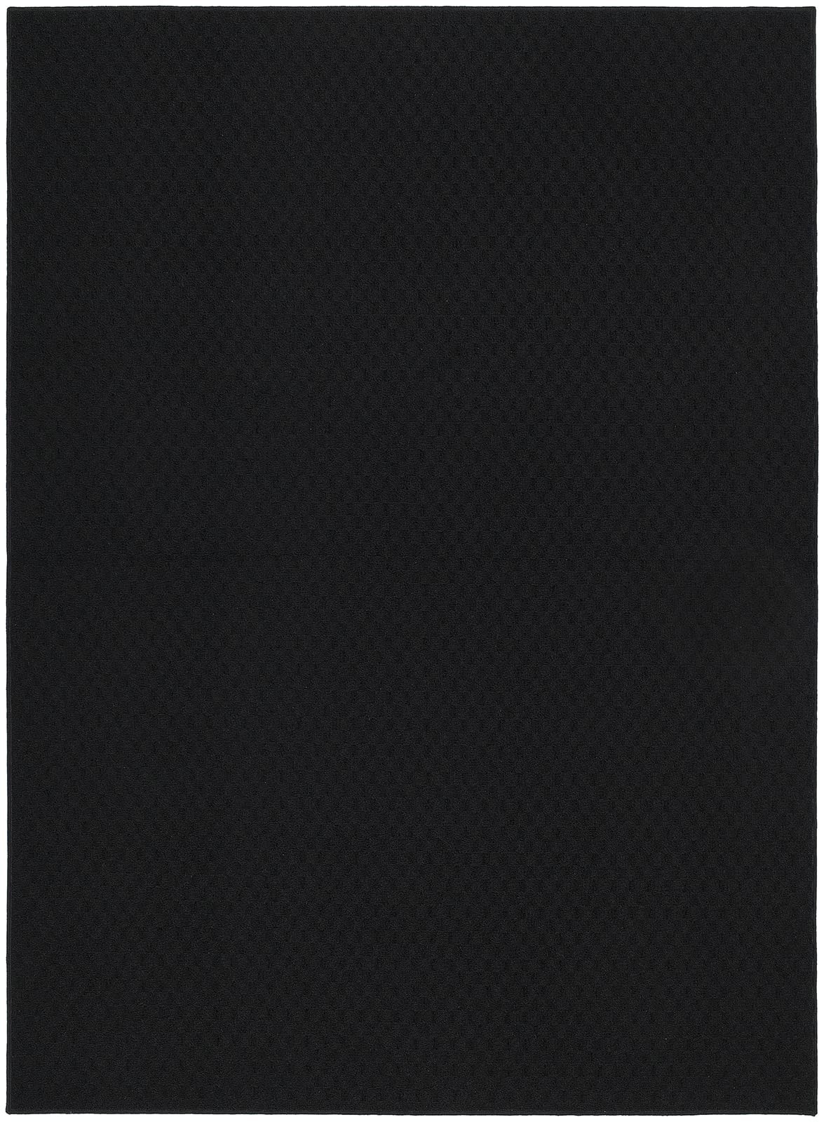 Garland Rug Town Square Black 4′ x 6′ Non Slip Area Rug for Living Rooms & Ha…