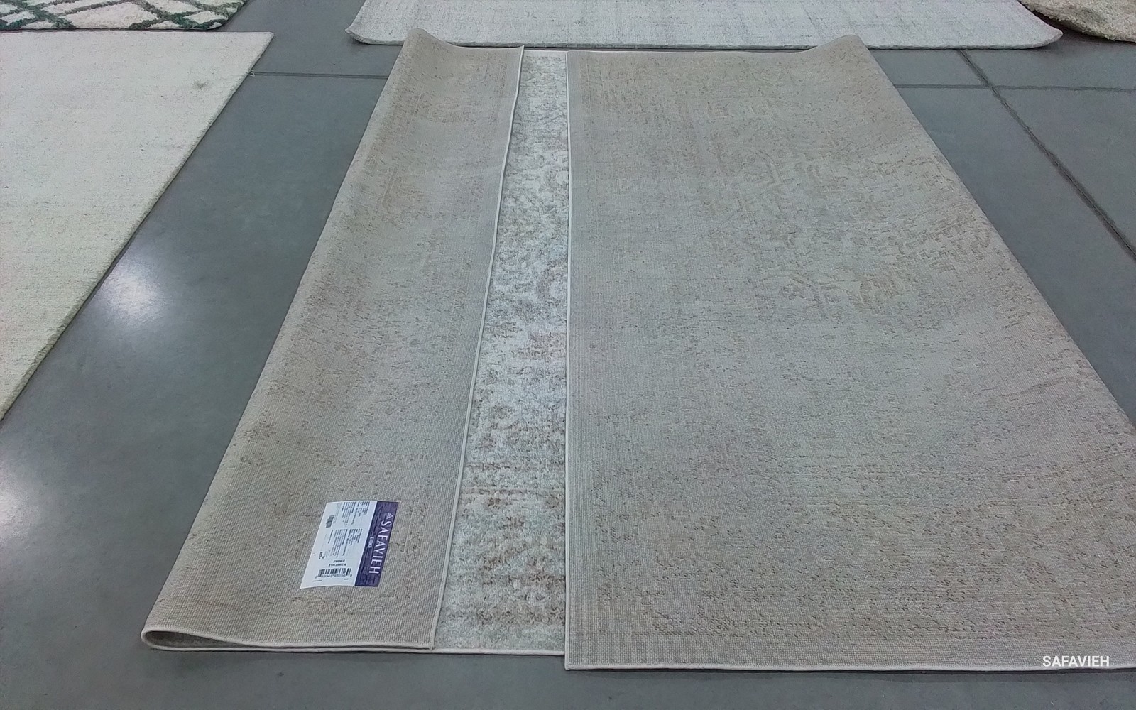 IVORY / TAUPE 9′-0″ x 12′-0″ Flaw in Rug, Reduced Price 1172786042 EVK256E-9
