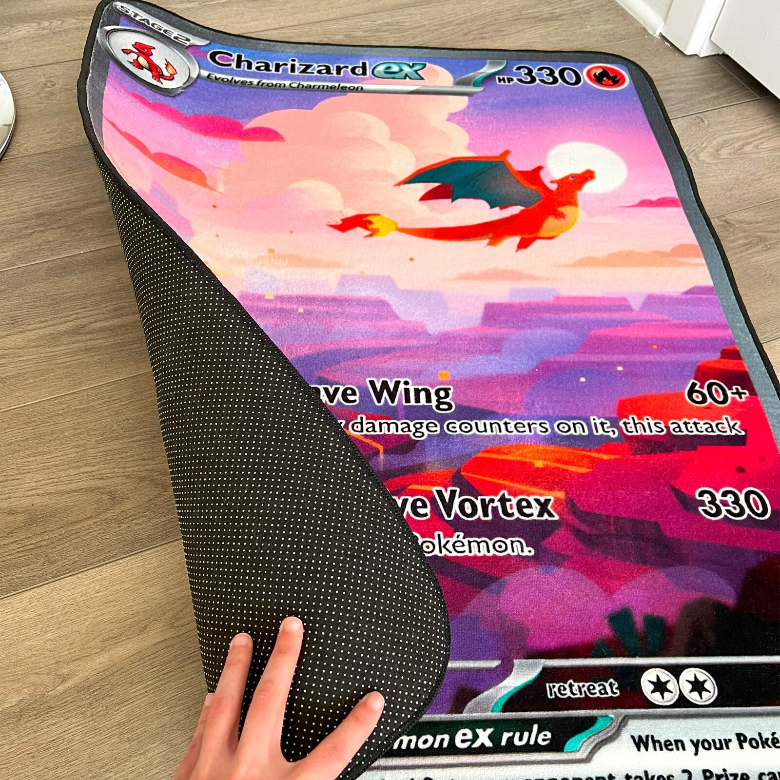 Anime Rug Pokemon Charizard Ex Soft Polyester Carpet