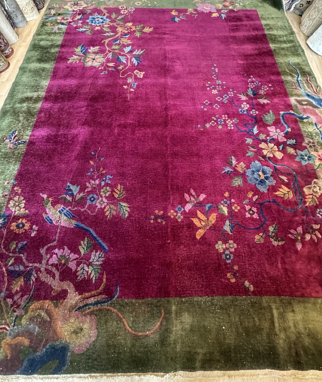 Chinese Art Deco Rug 9×12 Art Deco Chinese