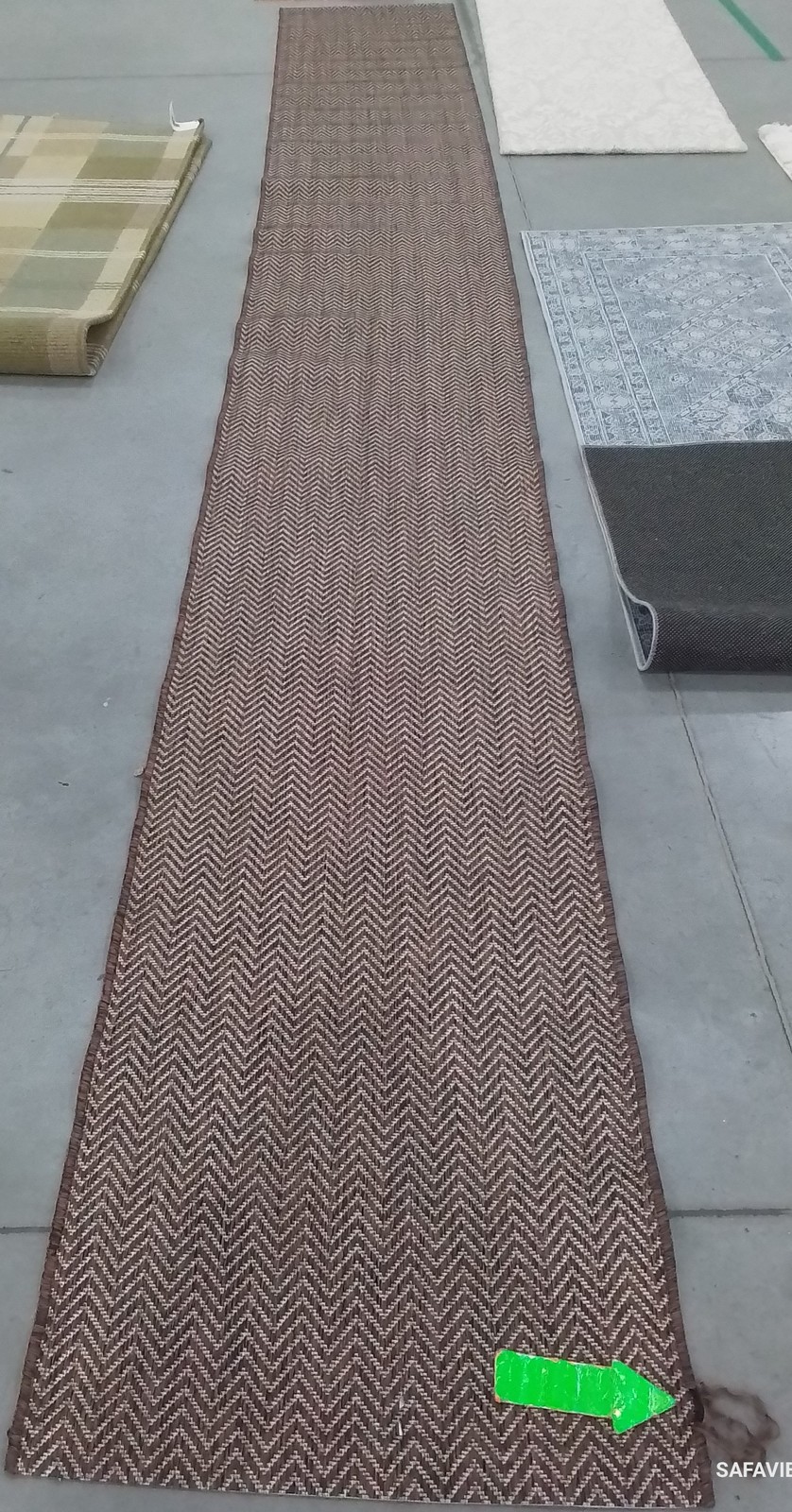 BROWN/BEIGE 2′-3″ x 16′-0″ Damaged Rug Reduced Price 1172802928 CY8022-36321-216