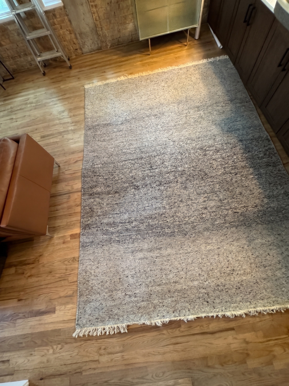 New Custom Nanimarquina Ombre Re-Rug 3B in 8’3″x11’5″ (Blue, Gray, Beige, White)