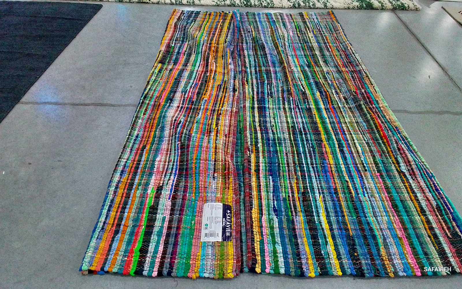GREEN / MULTI 8′-0″ x 10′-0″ Flaw in Rug, Reduced Price 1172804920 RAR240E-8