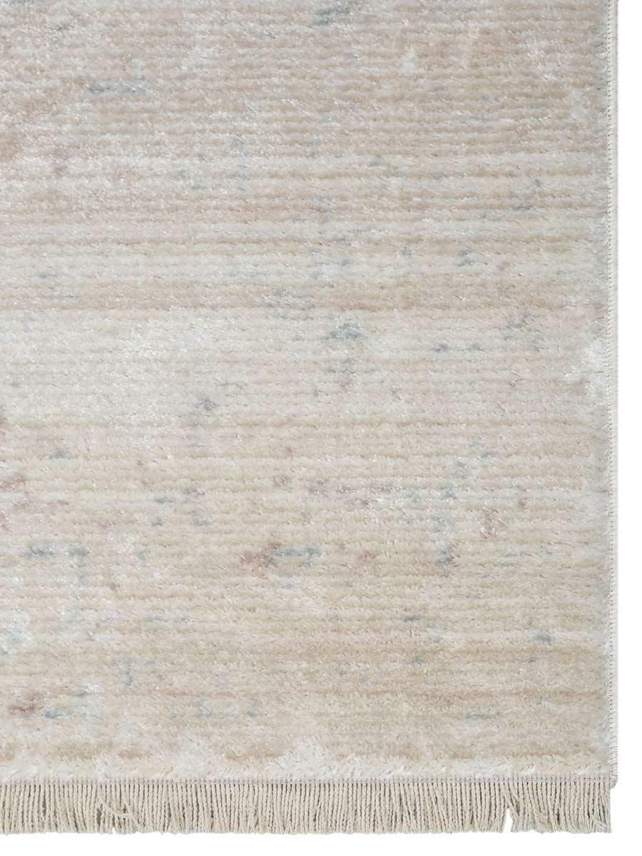 Machine Woven Cross Weave Polyester Area Rug Oriental Cream BBH Homes BBM00077