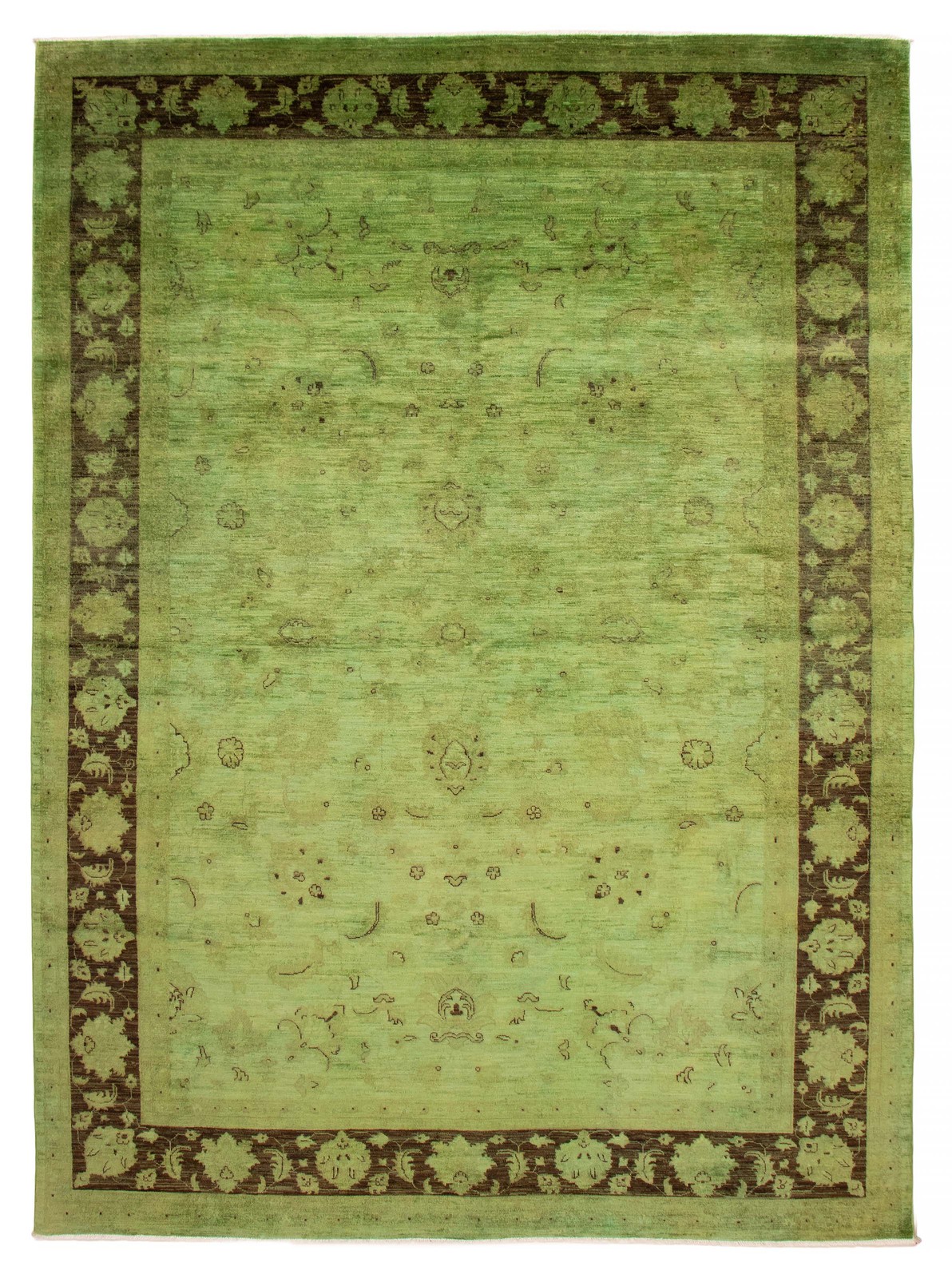 Traditional Hand-knotted Carpet 9’9″ x 13’5″ Wool Oriental Area Rug