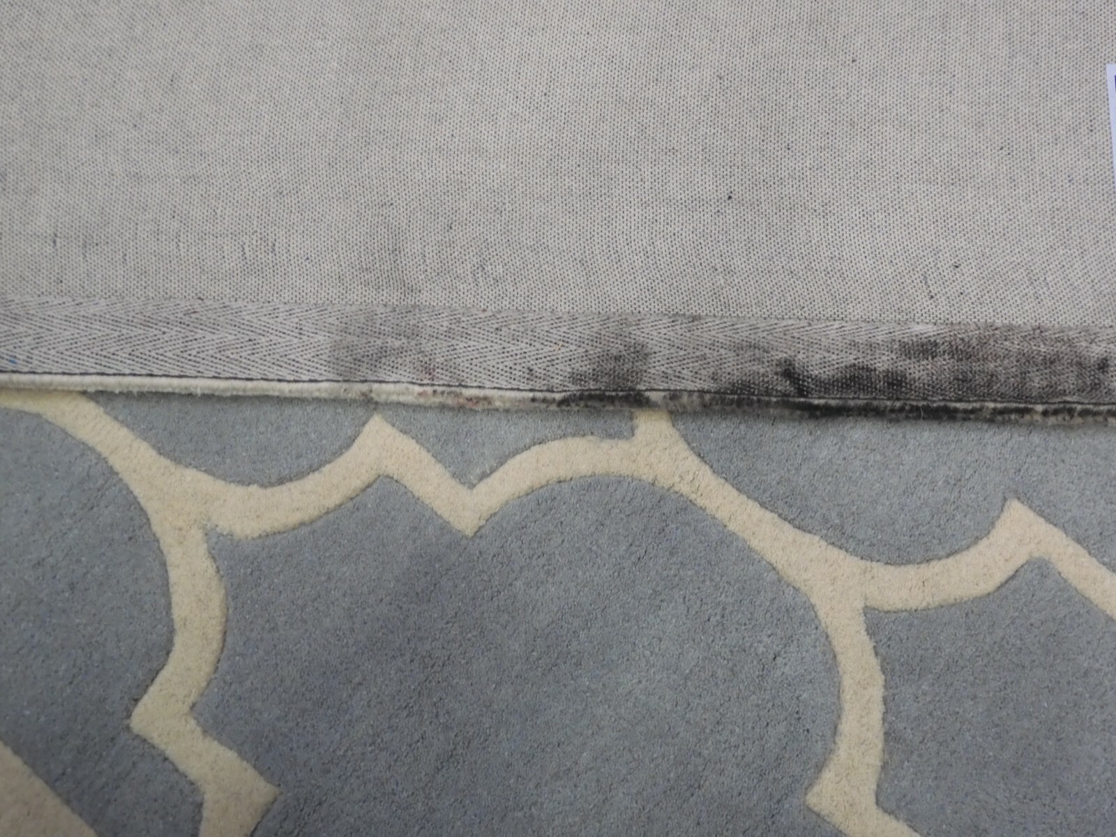 GREY 8′-9″ X 8′-9″ Square Back Stain Rug, Reduced Price 1172614383 CHT733E-9SQ