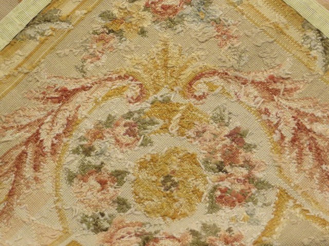 Fine French Hand Woven Aubusson 19th C. Design Needlepoint Rug 6×9