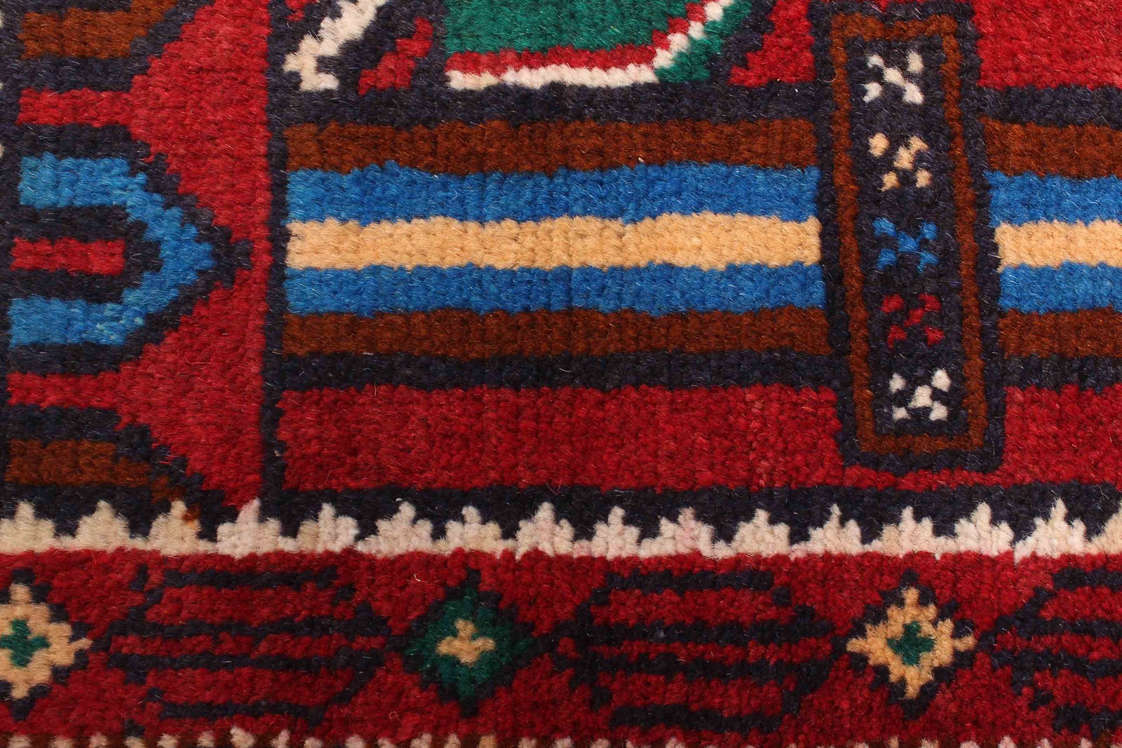 Vintage 2’10” x 5’5″ Traditional Hand Knotted Vegetable Dye Wool Area Rug