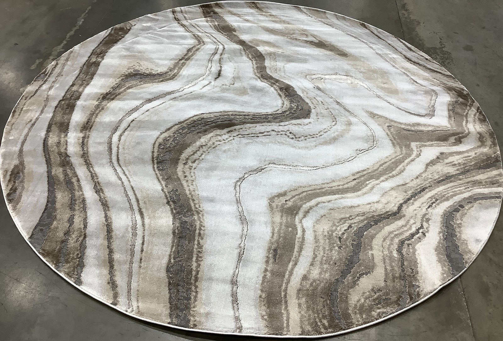 GOLD / GREY 9′-0″ x 9′-0″ Pressed Pile Rug, Reduced Price 1172685772 CFT819D-9R