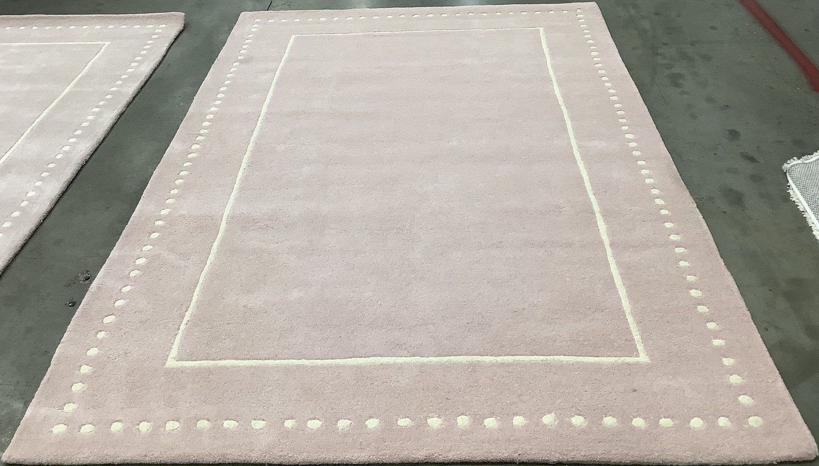 LT PINK / IVORY 5′-0″ x 8′-0″ Back Stain Rug, Reduced Price 1172684404 BEL151M-5