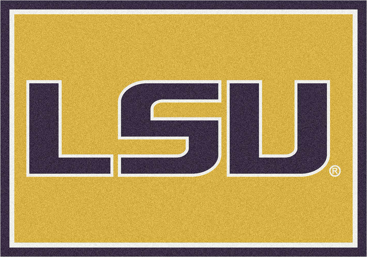 8×11 Milliken LSU Tigers 45280 NCAA Spirit Area Rug – Approx 7’8″x10’9″