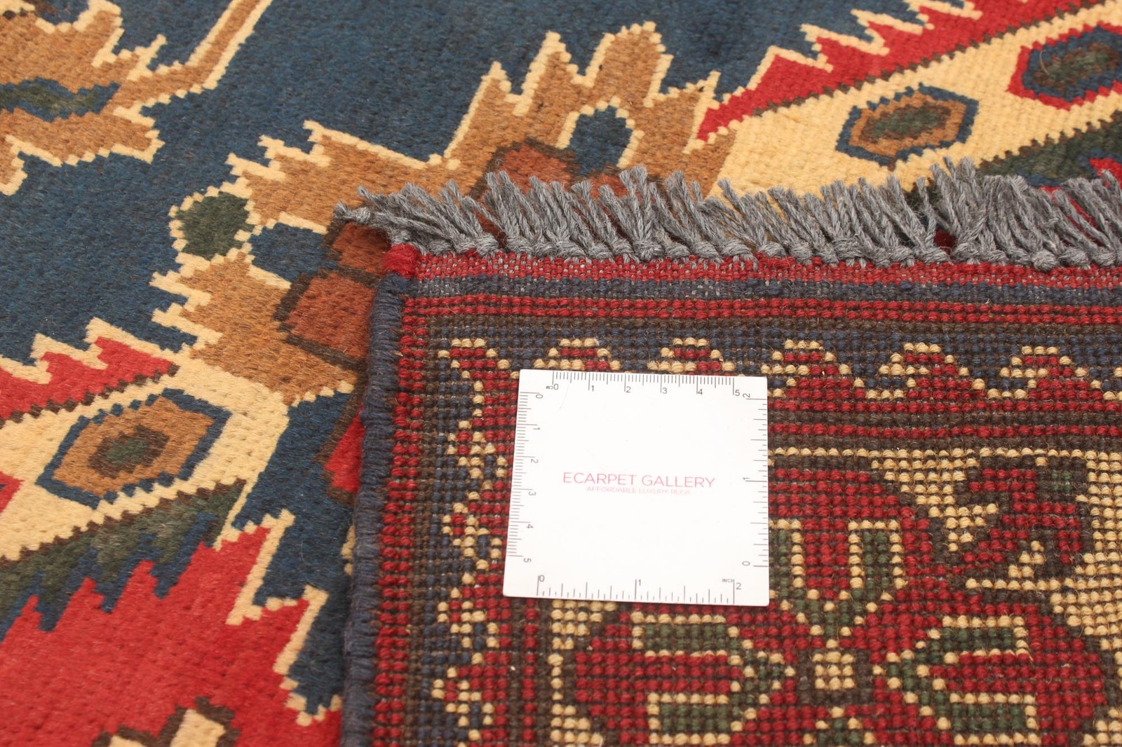 Vintage Hand-Knotted Area Rug 5’1″ x 6’7″ Traditional Wool Carpet