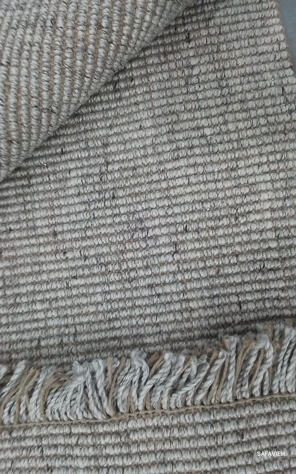 SILVER / NATURAL 6′-0″ x 9′-0″ Back Stain Rug, Reduced Price 1172796204 NF826G-6