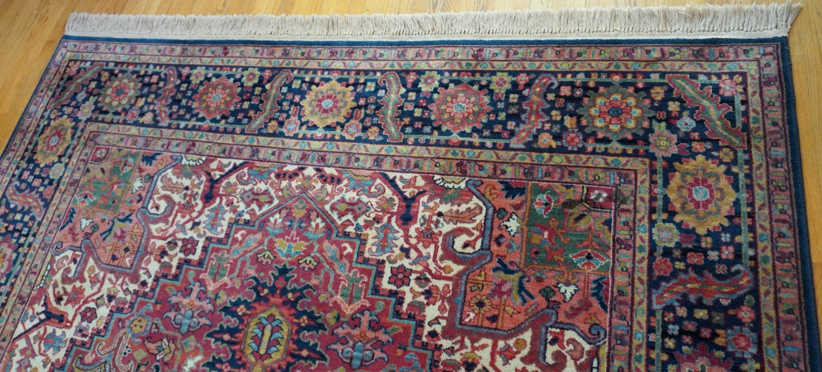 Authentic Karastan Herizz 700-726 Wool Room Size Rug 8’8″ x 12′ Excellent