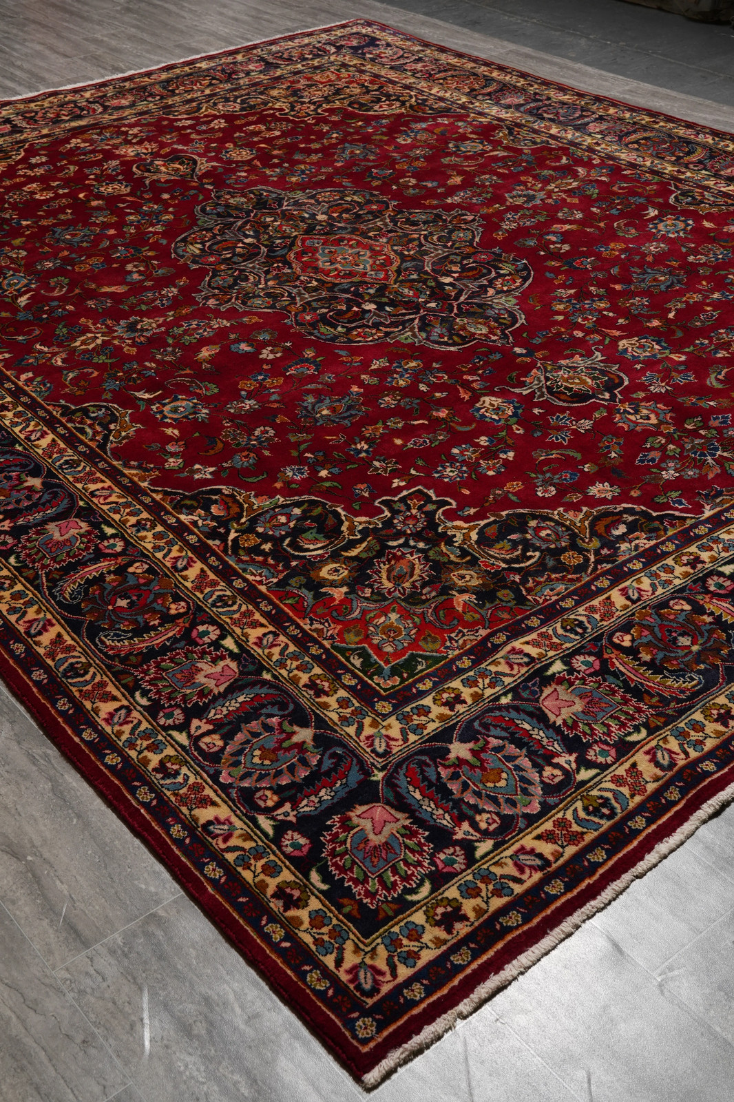 9.7 x 12 Perrsian Mashaad Rug #F-4564