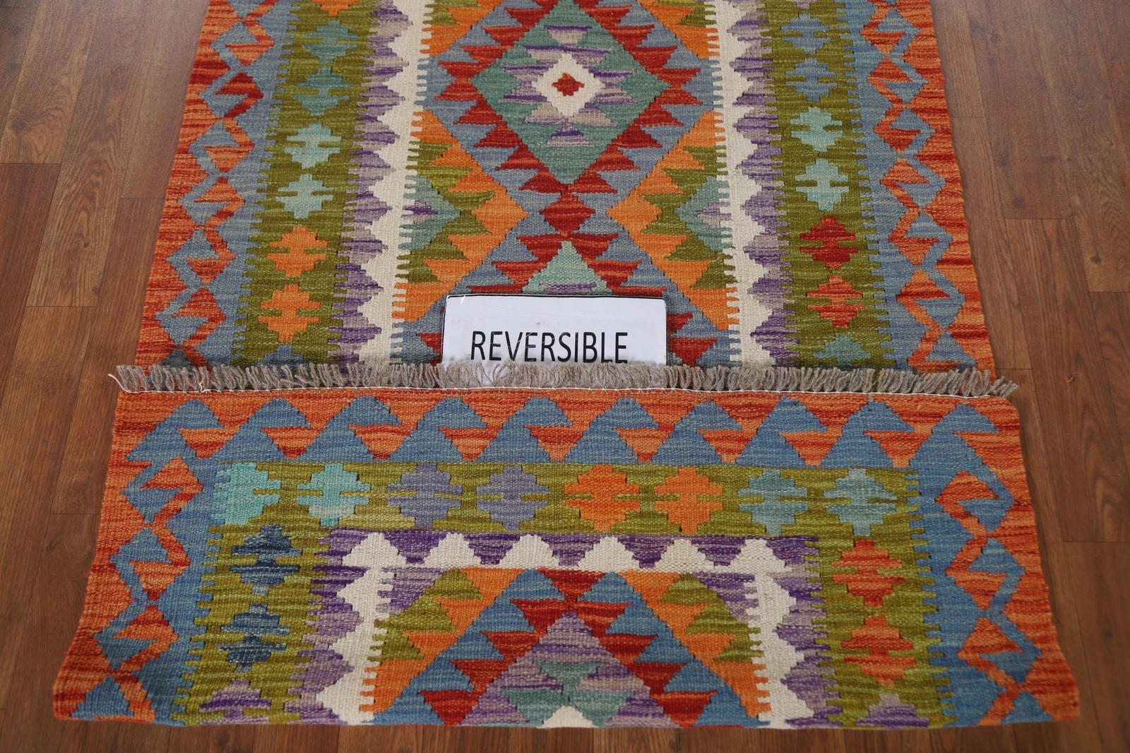 Wool Reversible Kelim Kilim Rugs Flatweave Tribal Wool Carpet 3×5 ft