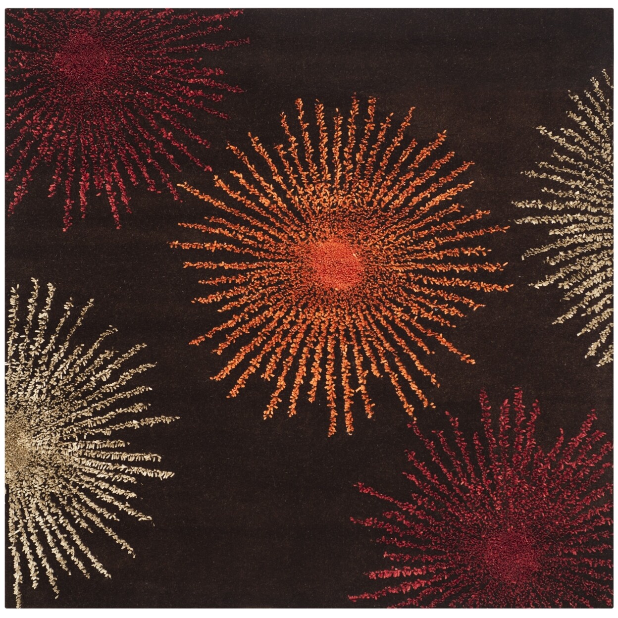 SAFAVIEH Soho SOH712B Handmade Brown / Multi Rug