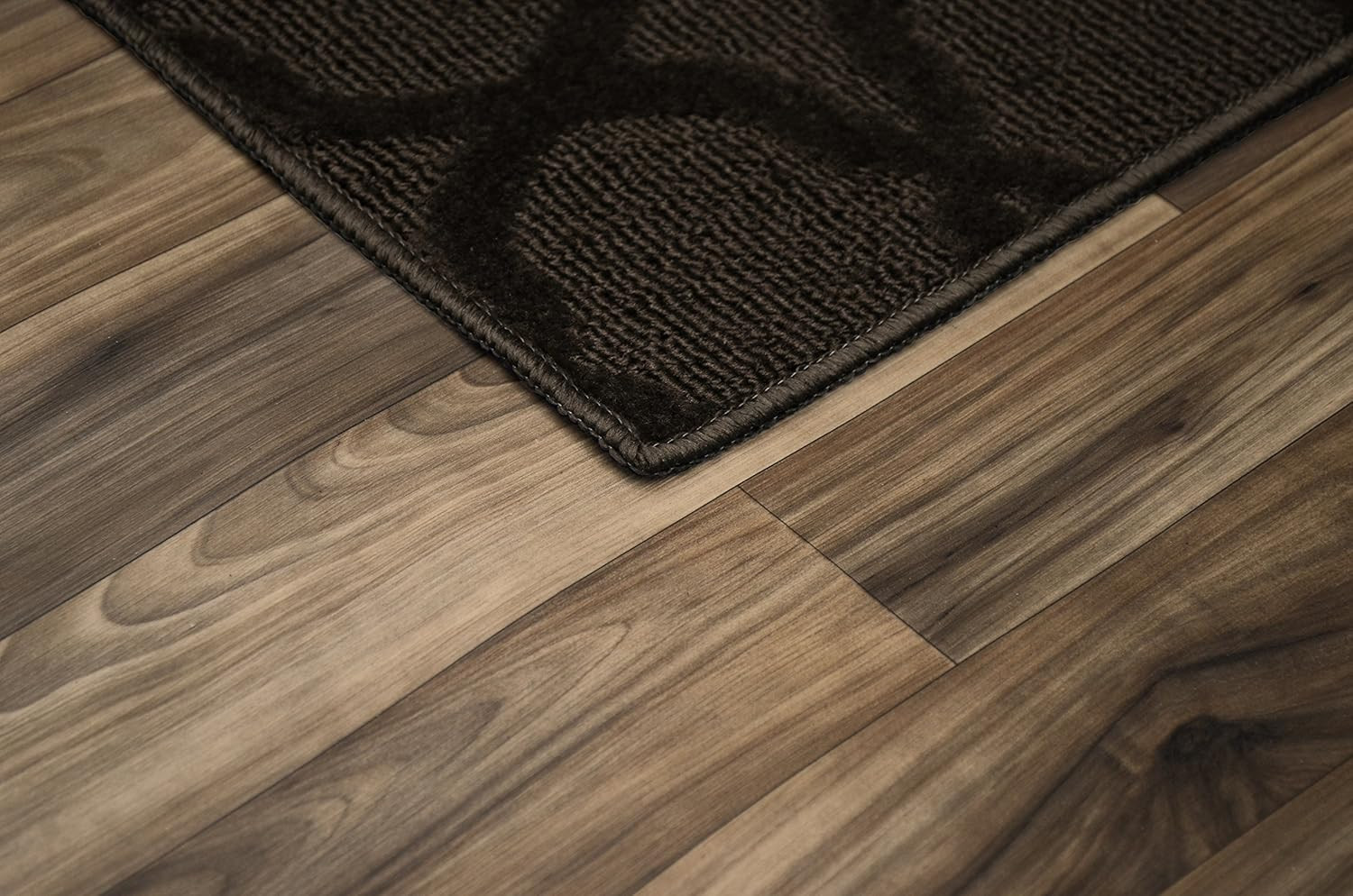 Sparta Non Slip Polypropylene 3 Ft. X 5 Ft. Brown Mocha Area Rug- Ideal for Livi