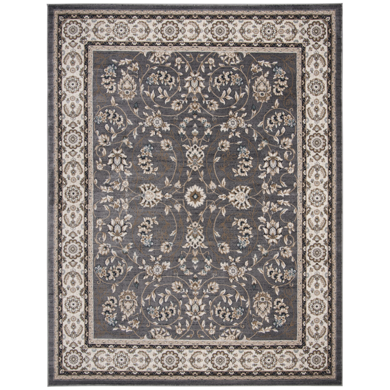 SAFAVIEH Lyndhurst LNH340G Grey / Cream Rug