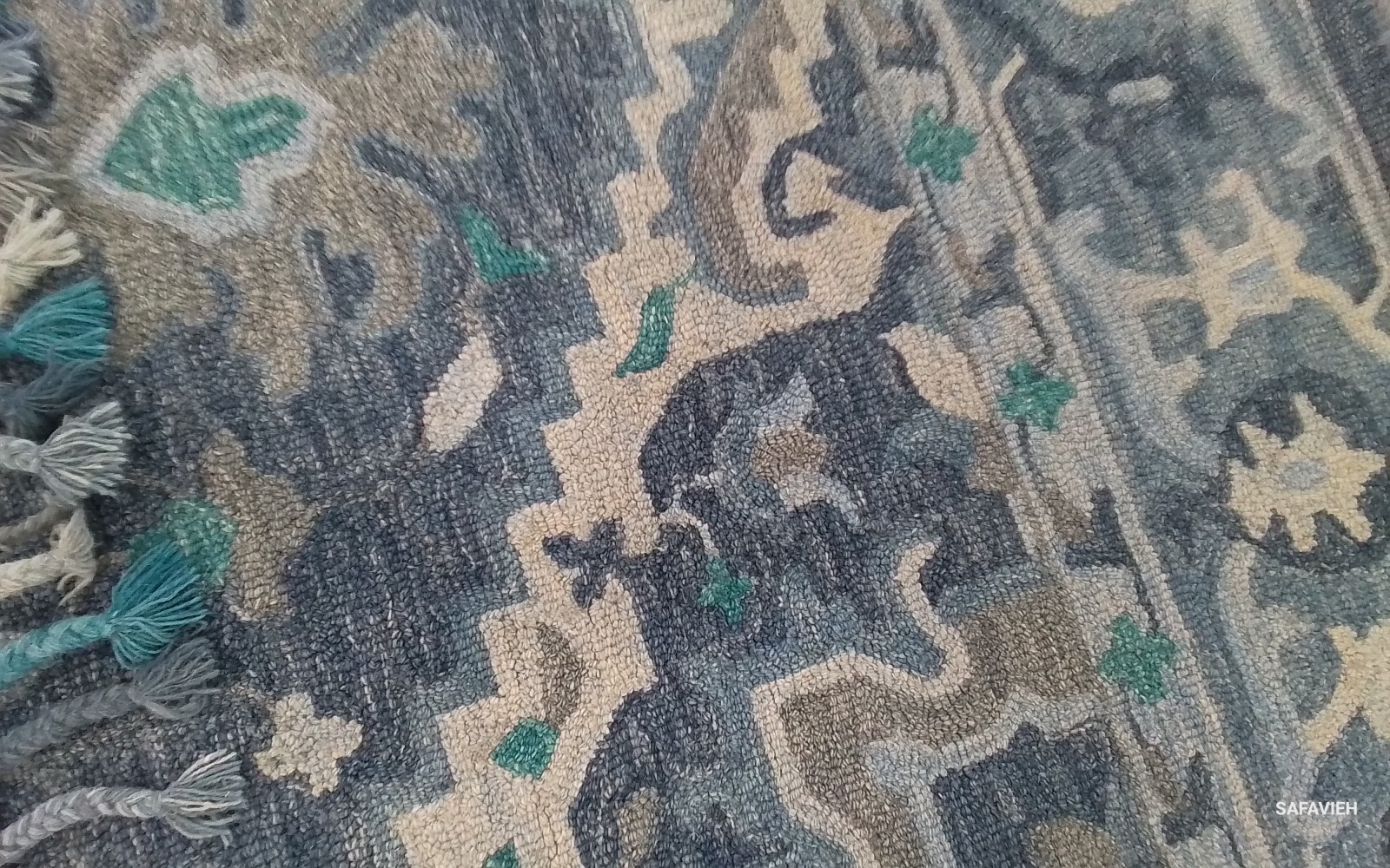 DARK BLUE / GREY 6′-0″ x 9′-0″ Back Stain Rug Reduced Price 1172780496 APN230A-6