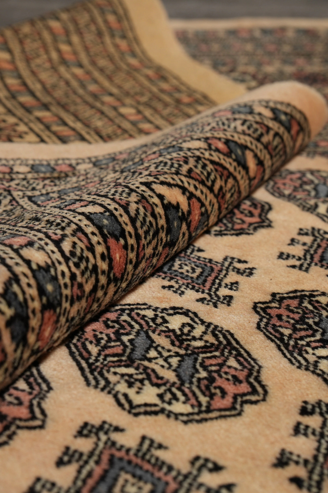 10 x 14 New Bokhara Rug Pakistan Beige #F-4597